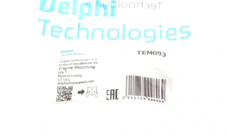 Подушка двигателя Delphi TEM093