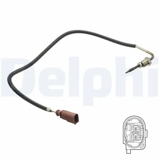 DELPHI VW Датчик температури відпрацьованих газів, T5 06- Delphi TS30173