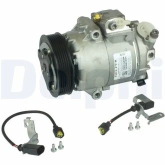 Компрессор кондиционера VAG Ibiza/Fabia/Roomster/Fox/Polo "1,0-2,0 "99>> Delphi TSP0159344