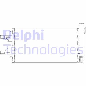 Радіатор кондиціонера Delphi TSP0225676