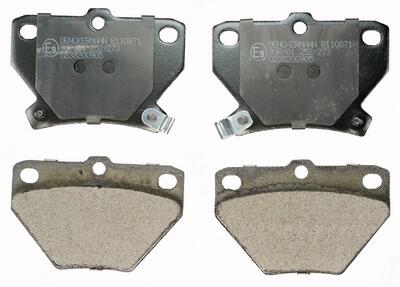 Гальмівні колодки (задні) Toyota Corolla 01-08/Prius 00-09/Yaris 99-05 Denckermann B110871