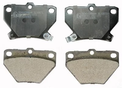 Гальмівні колодки (задні) Toyota Corolla 01-08/Prius 00-09/Yaris 99-05 DENCKERMANN Denckermann B110871