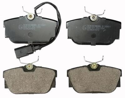 Гальмівні колодки (задні) VW T4 1.8-2.8 90-03 (с датчиком) (GDB1369) (реальному покупцютєва знижка!) Denckermann B110901