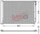 Радіатор кондиціонера DENSO DCN05032 (фото 1)