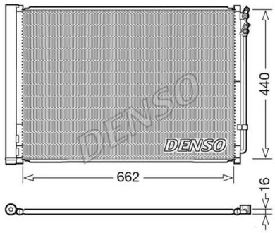 Радіатор кондиціонера DENSO DCN05032