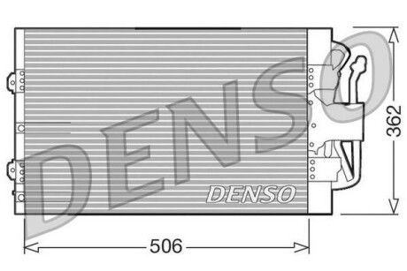 Радиатор кондиционера DENSO DCN10004