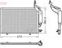 Конденсатор кондиционера FORD Fiesta VI 1.0 2008 - DENSO DCN10050 (фото 1)