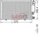 Конденсер кондиционера DENSO DCN10051 (фото 1)