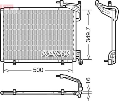 Радіатор кондиціонера DENSO DCN10054