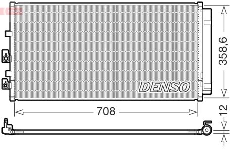 Радіатор кондиціонера DENSO DCN10062