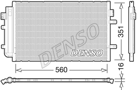 Радіатор кондиціонера DENSO DCN12005