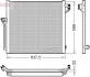 Радіатор кондиціонера DENSO DCN17058 (фото 1)