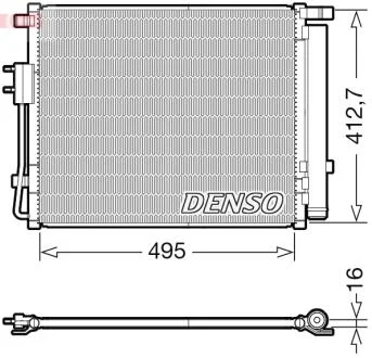 Радиатор кондиционера DENSO DCN41012