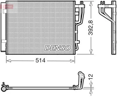 Радиатор кондиционера DENSO DCN41014