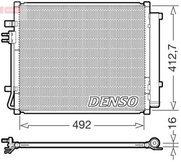 Радіатор кондиціонера DENSO DCN43015