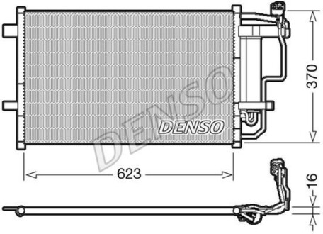 Радіатор кондиціонера DENSO DCN44007