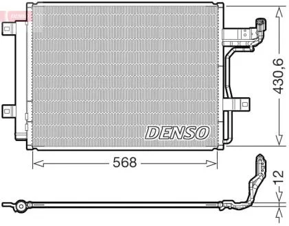Радіатор кондиціонера DENSO DCN44019