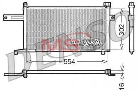 Радіатор кондиціонера DENSO DCN46005