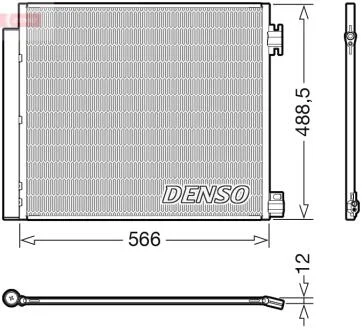 Радіатор кондиціонера DENSO DCN46026