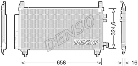 Радиатор кондиционера DENSO DCN50046