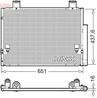 Радиатор кондиционера DENSO DCN50057