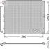 Конденсатор кондиционера TOYOTA Land Cruiser / Prado 3.0D 2002 - 2010 DENSO DCN50113 (фото 1)
