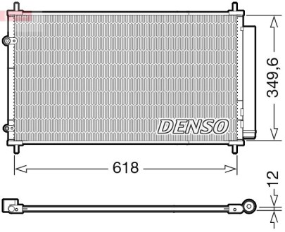 Радіатор кондиціонера DENSO DCN50117