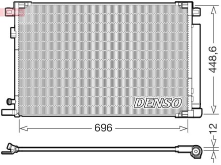 Радіатор кондиціонера DENSO DCN50128