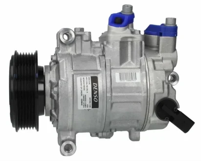 Компрессор кондиционера новый AUDI A4 07-15, A4 04-08, A6 04-11, A4 00-04, A8 02-10, A6 97-04, A4 95-01; SEAT Exeo 08-13 DENSO DCP02041