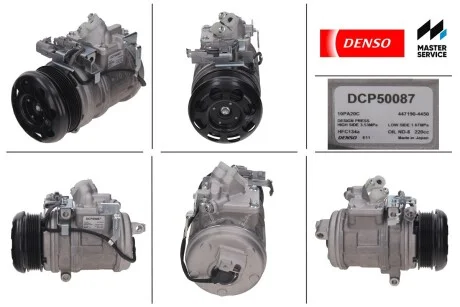 Компресор кондиціонера новий TOYOTA Land Cruiser 100 98-07; LEXUS LX470 98-07 DENSO DCP50087