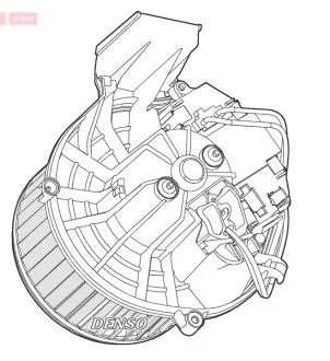 Моторчик пічки DENSO DEA07003