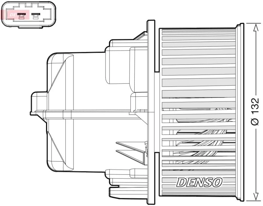 Вентилятор салона LAND ROVER / VOLVO Range Rover Evoque / XC60 2011 - DENSO DEA33002 (фото 1)
