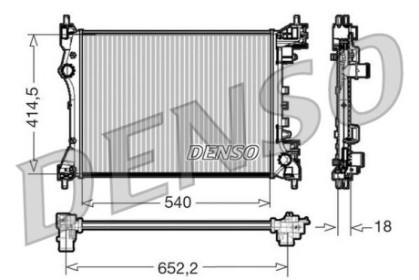 Радиатор DENSO DRM01005