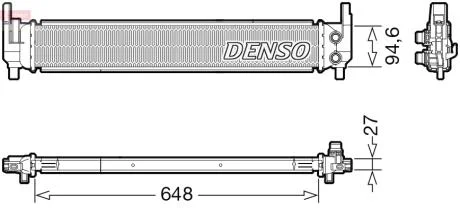 Интеркулер AUDI / VW / SEAT / SKODA A3 / Golf VII / Leon / Octavia 2012 - DENSO DRM02042