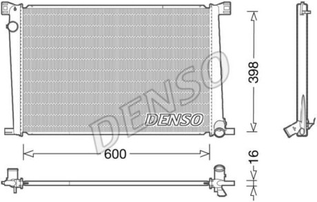 Радіатор DENSO DRM05007