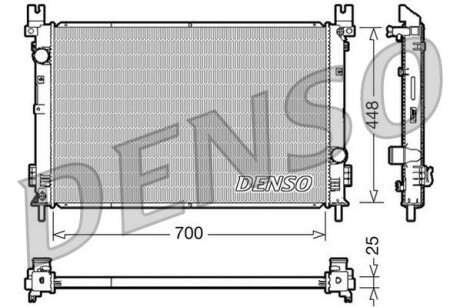 Радіатор DENSO DRM06001