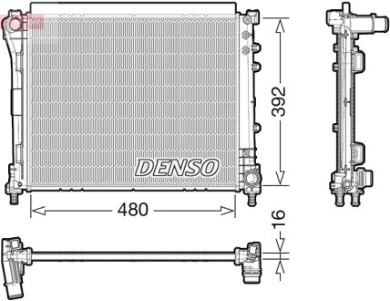 Радіатор DENSO DRM09006