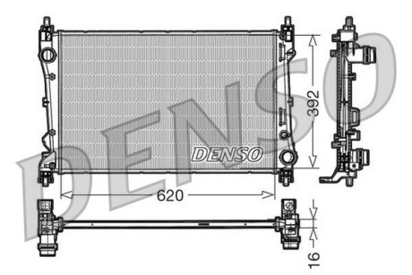 Радиатор DENSO DRM09113 (фото 1)