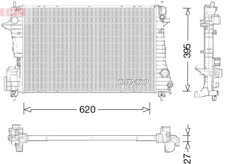 Радиатор DENSO DRM15009
