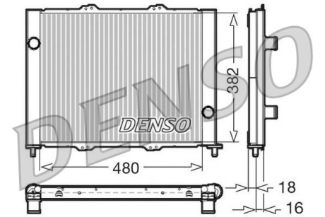 Радиатор охлаждения DENSO DRM23099