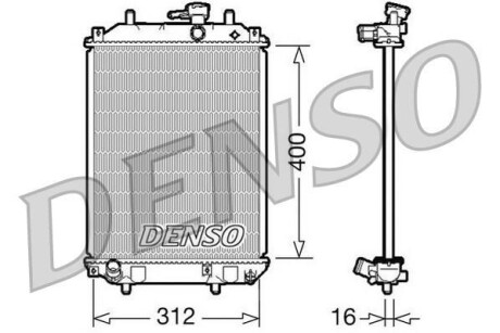 Радиатор DENSO DRM35002