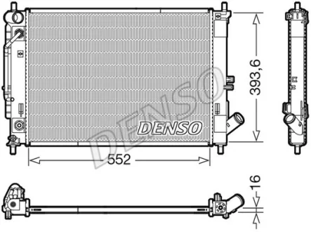 Радіатор DENSO DRM41016