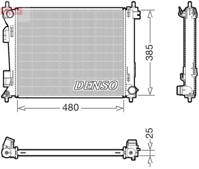 Радіатор DENSO DRM43010