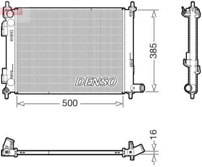 Радіатор DENSO DRM43013