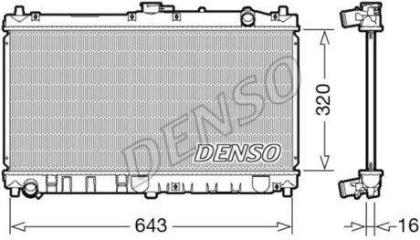 Радіатор DENSO DRM44031