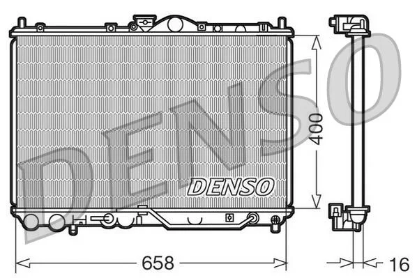 Радиатор охлаждения DENSO DRM45011 (фото 1)