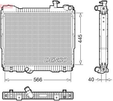 Радіатор DENSO DRM46074