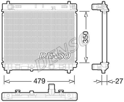 Радіатор DENSO DRM50058