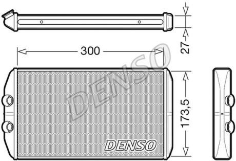 Радіатор пічки DENSO DRR12008