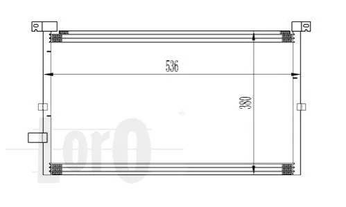 Радиатор кондиционера MONDEO III(00-)1.8 i 16V DEPO 017-016-0012 (фото 1)